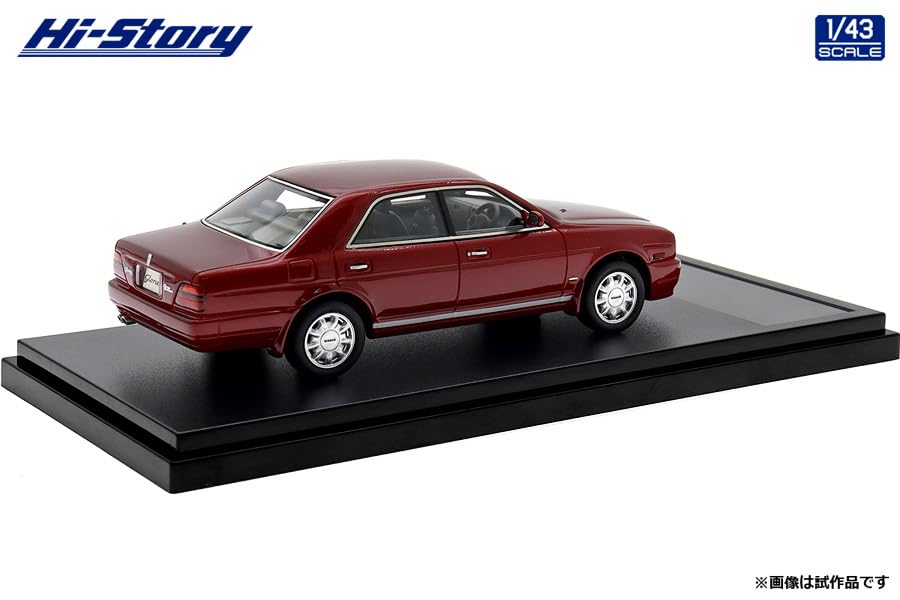 Hi Story Nissan Gloria V30 TWIN CAM Turbo Gran Turismo Ultima Raspberry Red Finished Product 1/43 (1991)
