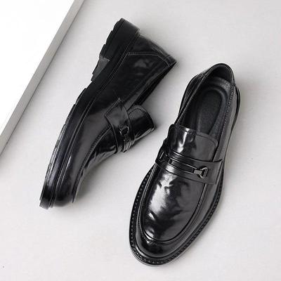 Herren Echtleder Rindsleder Slipper - Formelle Schlupfschuhe