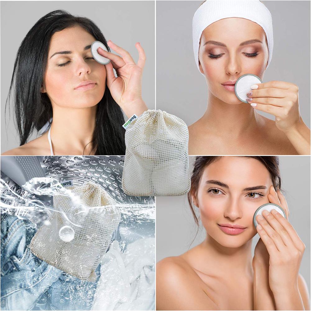 Buy Cotton Rounds Reusable Chemical Free Pad Washable Makeup Remover