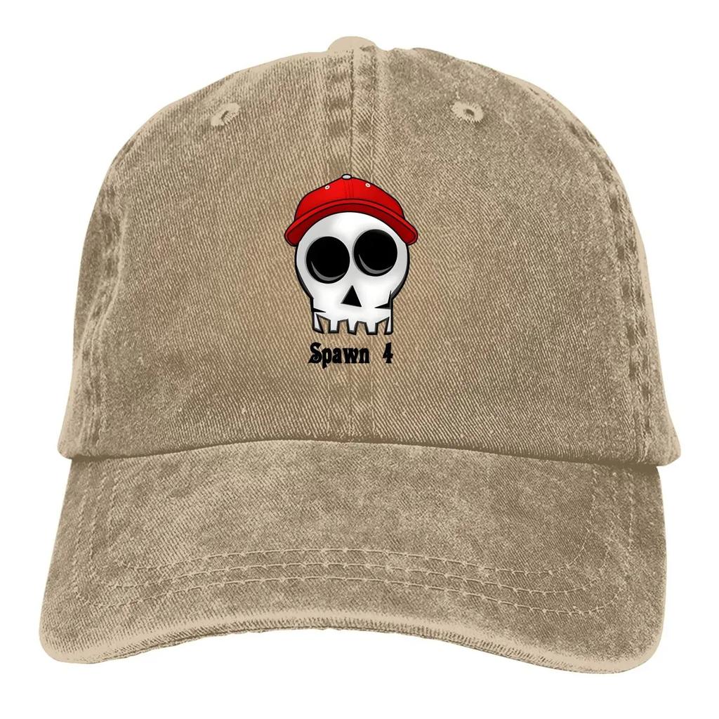Summer Cap Sun Visor Skeleton Family Spawn 4 Boy Hip Hop Caps Spawn Comic Cowboy Hat Peaked Hats