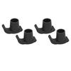 4 Pcs Walker Glide Skis Rubber   Walker Ski Glides Mobility Aid Accessory for Seniors