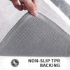 Microfiber Shaggy Absorbent Bath Mat Soft Bathroom Mat Non Slip Machine Washable Bathroom Rug Shower Mat Quick Dry Floor Mats
