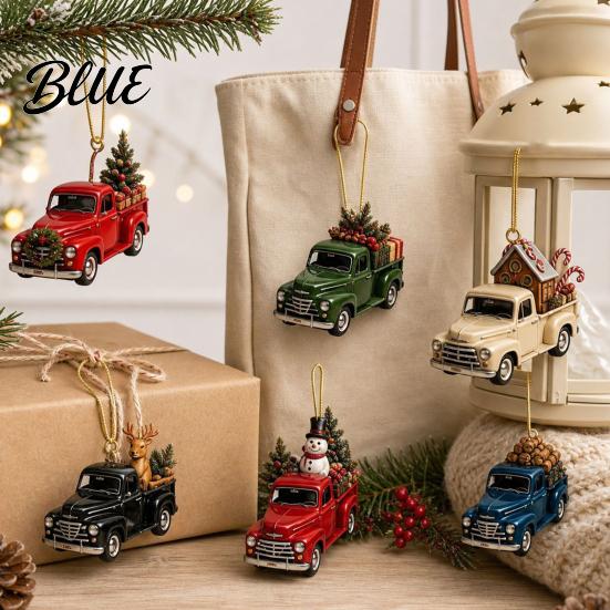 Interactive Countdown Toy with Retro 24 Day Advent Calendar Vintage Truck Christmas Set Festive Room