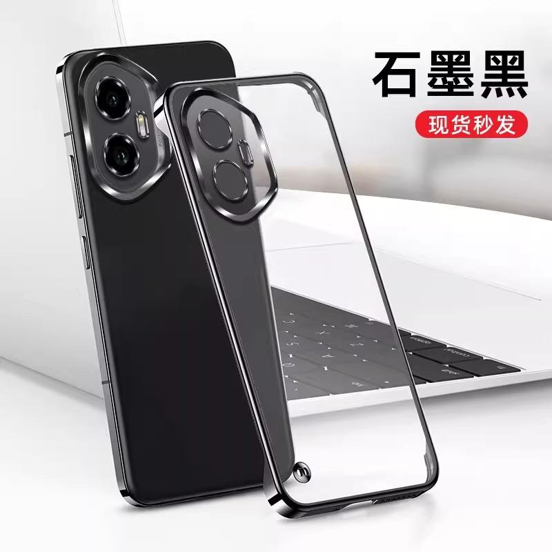 Applicable To Honor 111pro Mobile Phone Case Electroplating Transparent Borderless Honor 111 Ultra-thin Anti-drop Protective Case Hard Por