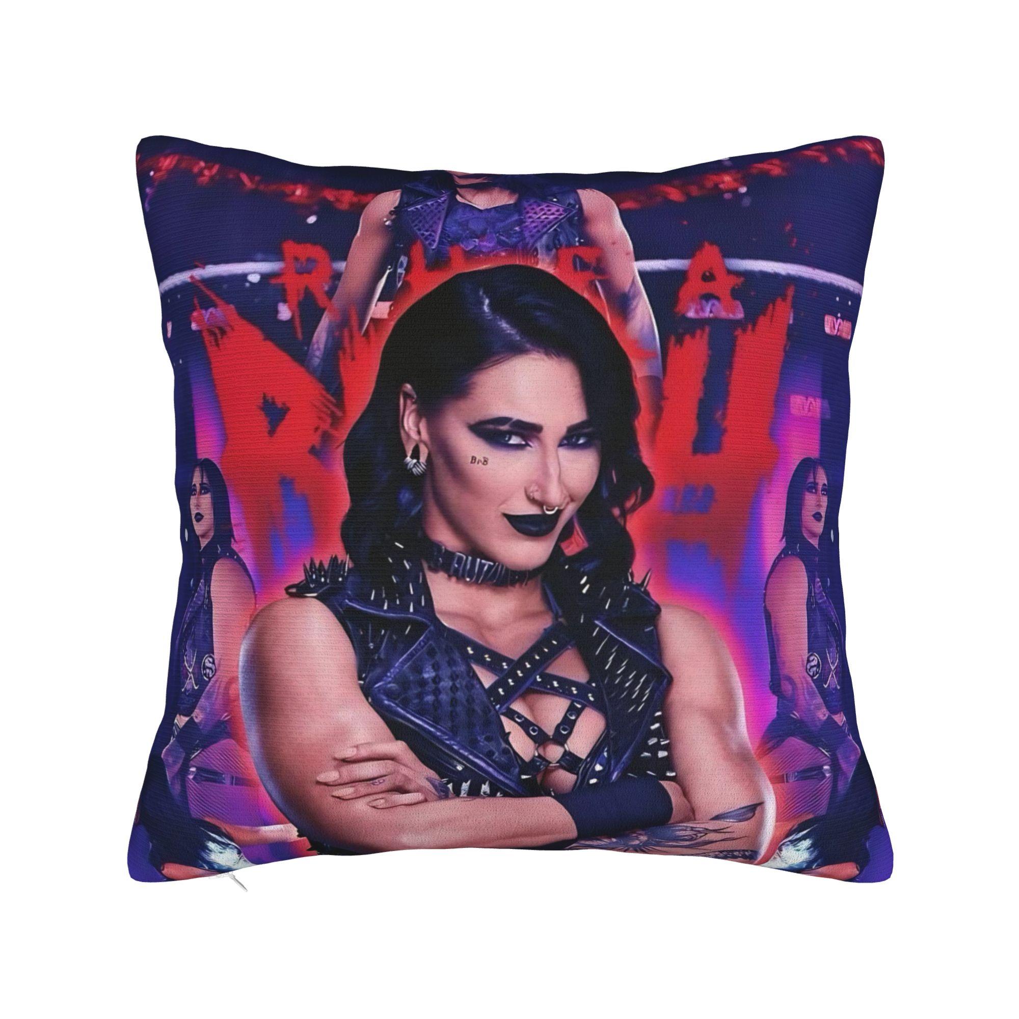 

Rhea Ripley Pillow Cover Graphic Cushion Cover Funny Pillow Case For Living Room Bed Chair 12x12Inch