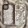 Funda de Teléfono Transparente con Encaje Blanco Estilo Ins para iPhone 17 16 15 14 13 12 11 Pro Max 16 Plus Fundas de Cobertura Dura a Prueba de Golpes