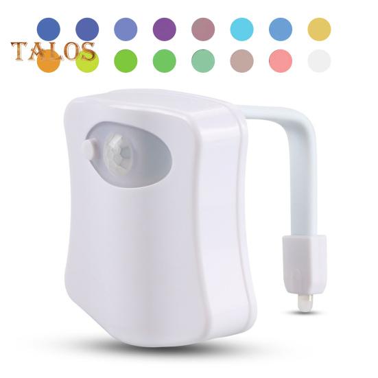 Motion Activated Toilet Night Light LED Lamp Simple Installation Color-Changing Bathroom Toilet Bowl Night Light with Motion Sensor
