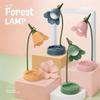 Flower Led Desk Lamp Student Bedroom Room Lighting Touch Reading Lamp Eye Protection Multi-Function Lamp Table Light