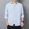 Men's long sleeved shirt Korean casual loose shirt men's coat