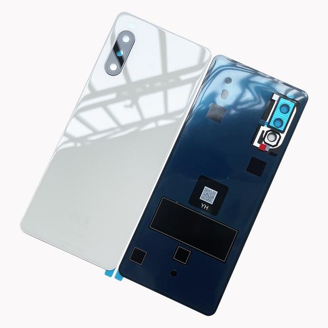 Für Sony Xperia 10 III Zurück Batterie Abdeckung Glas Für Sony X10 iii Gehäuse Hintere Tür Mit Objektiv Ersatz Teile
