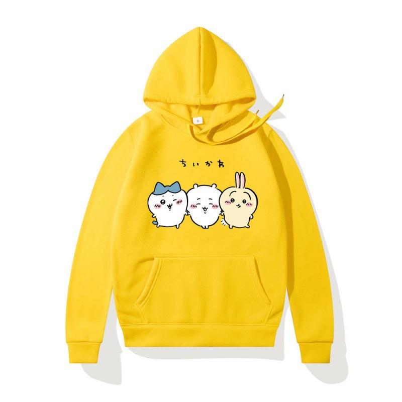 Anime manga Kawaii Chiikawa print hoodie for men and women