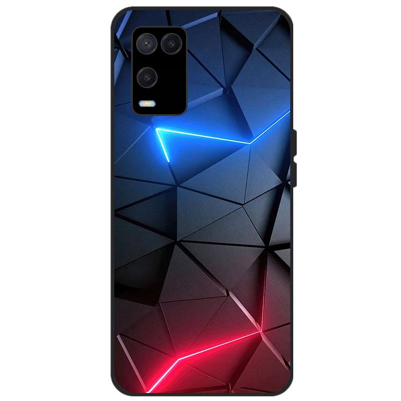 For OPPO A54 Case Back Phone Cover For OPPO A54 5G 4G Case CPH2239 CPH2195 OPPOA54 A 54 Bumper Silicon Soft Coque black tpu case