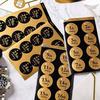 Birthday Age Number Stickers for DIY Gift Packaging, Souvenir Labels, and Sealing Tags