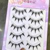 Natural Simulation False Eyelashes 3D Effect Curling Fluffy Soft Eyelashes for DIY Makeup Use Beauty Salon