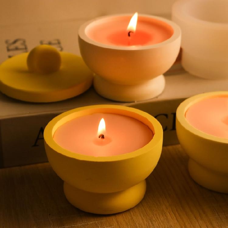 Creative Silicone Moulds for Crafting Resin Storage Boxes and Candle Holders