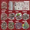 Miniature Scene Sticker Book Sunny Town 3d Cartoon Cabin Diy Decor
