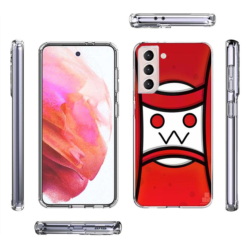 Geometry Dash Phone Case For Samsung A17 A56 A36 A26 A16 A55 A35 A25 A15 A05S Galaxy A71 A51 A41 A31 A21S A70 A50 A40 A30 A20S A