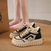 High-top Shoes Spring New Soft-soled Sports with Skirt Muffin Thick Baseplate Shoes
