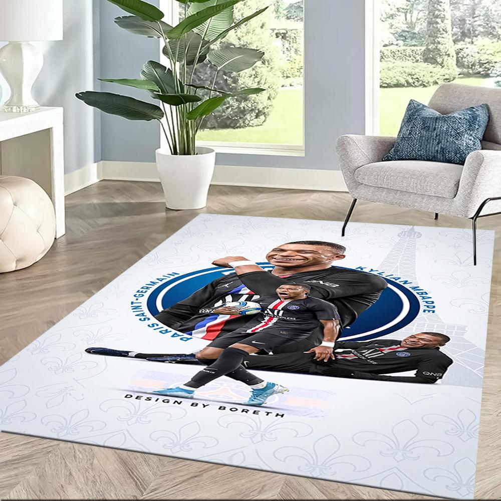 Mbappe 144 Area Rug Design for Entryway Decorate room Dormitory Foyer Antislip Carpet Decorate Offices Gift for Festivals