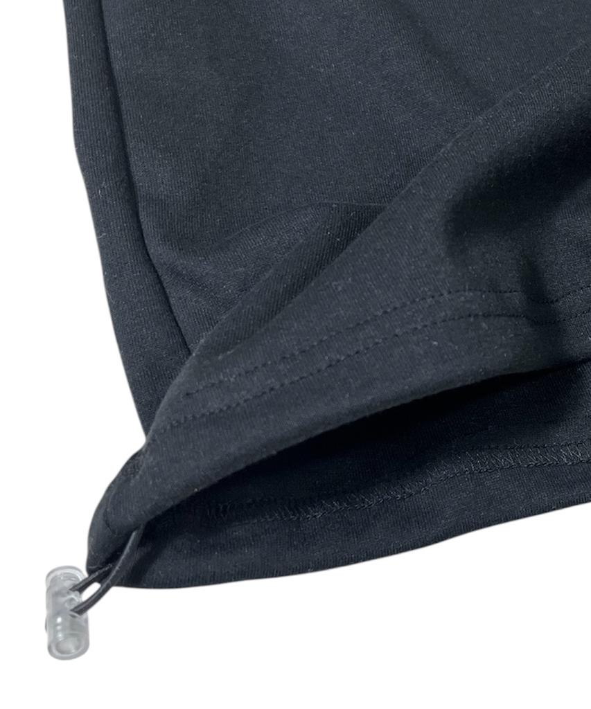 SK8ER ROCK Old Photo Sweat Wide Pants ((Black))