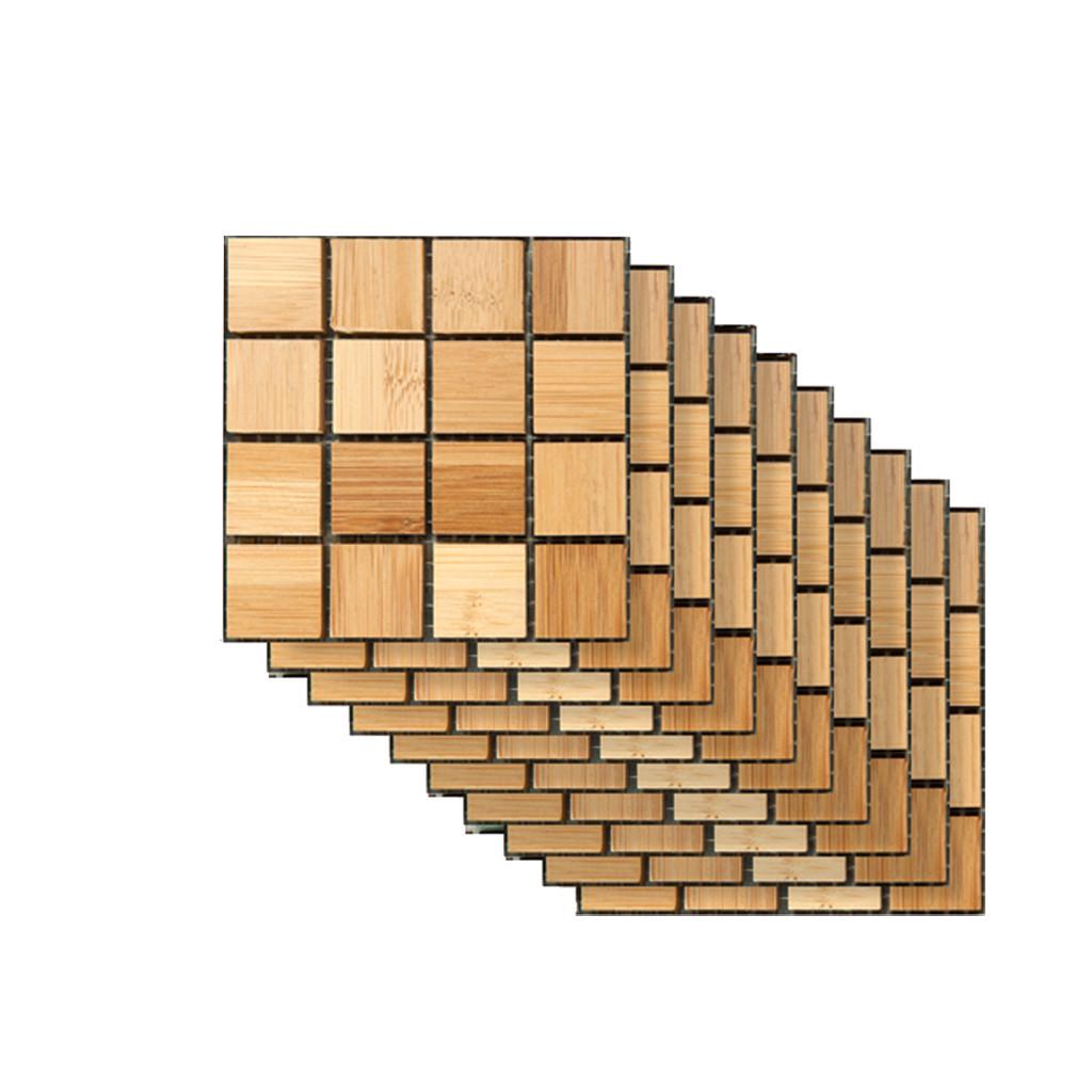 10PCS autoadhesivo baño cocina decoración hogar pared 3D azulejo pegatina
