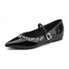 Grape Mother Summer New Shallow Single Shoes Women's Fashion Outer Wear Advanced Sense Pointed French Light Luxury Flat Shoes Women