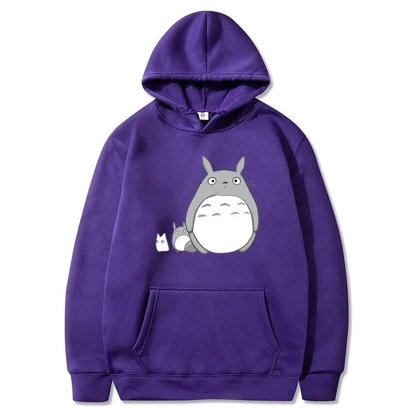 Herbst Mein Nachbar Totoro Drucken Hoodies Anime Unisex Frauen Mode Sweatshirts Übergroßen Hoodie Pullover Trainingsanzug Unisex Kleidung