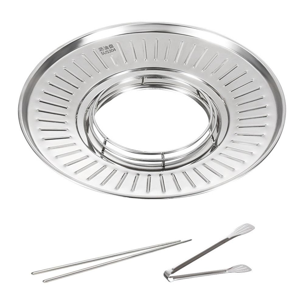 Round Strainer Fried Food Draining Rack Food Grades Food Cooling Pan  Cooking
