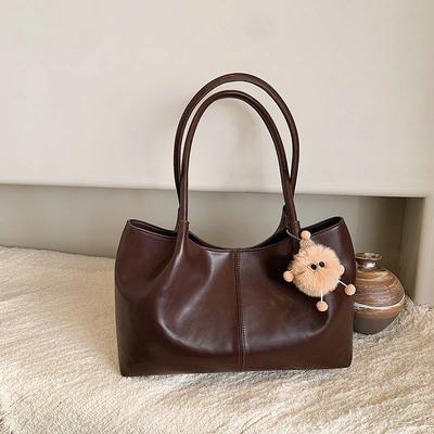 Fashion PU Zipper Top Handle Bags for Young Women Ladies  Shoulder Bags On Sale  High-quality  Women's Bags