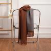 Women's Double-sided Wool Cashmere Scarf Shawl: New High-end Autumn/Winter 2026 Style