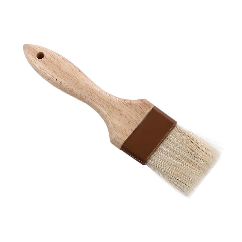 Cooking Barbecue Kitchen Grill Wooden Handle Basting Brush Pastry Brush Sauce Baster Marinade Tool