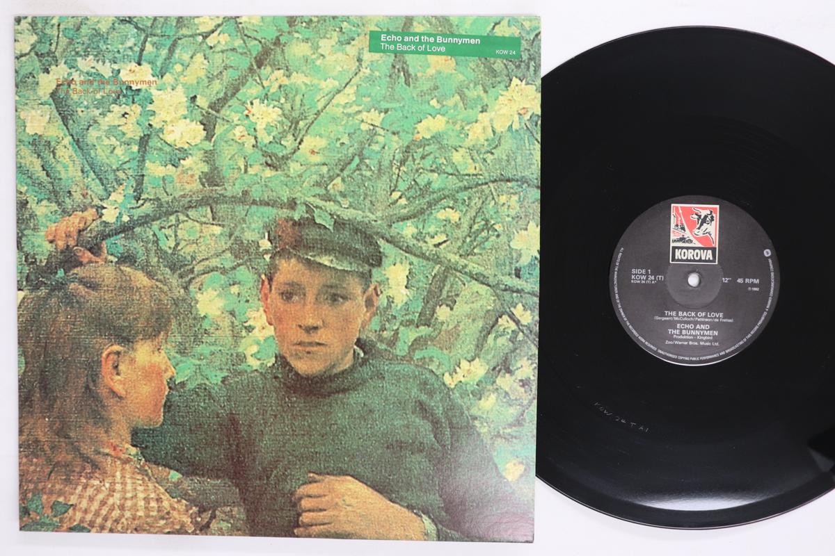 12inch Record ECHO  THE BUNNYMEN  Back Of Love KOW24 KOROVA UK Rock Used