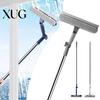 Window Cleaning Brush Glass Wiper with Flexible Corner Head 180-Degree Rotating Panel Water Removal Squeegee Double-Sided Scraper Built-in Multi-angle