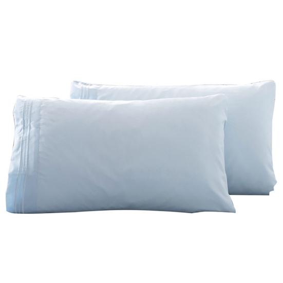 2ks King Queen Stylový jednobarevný povlak na polštář Povlak na polštář Dekor do ložnice