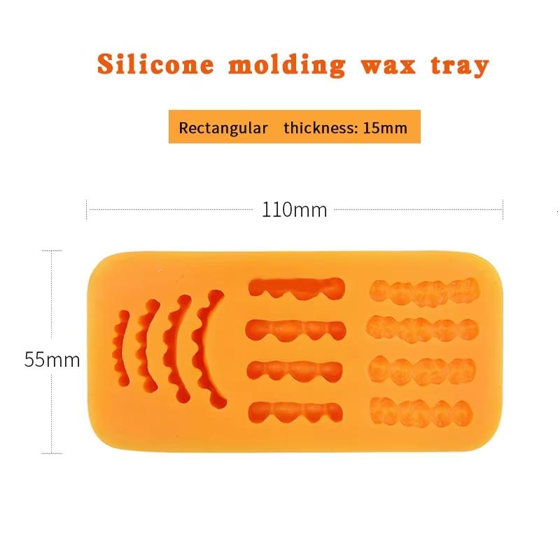 Durable And Safe 1 Uds. Figura De Cera Dental Película Modelo Para Dentadura Base Cera Para Laboratorio Dental Modelo De Goma Para Dientes