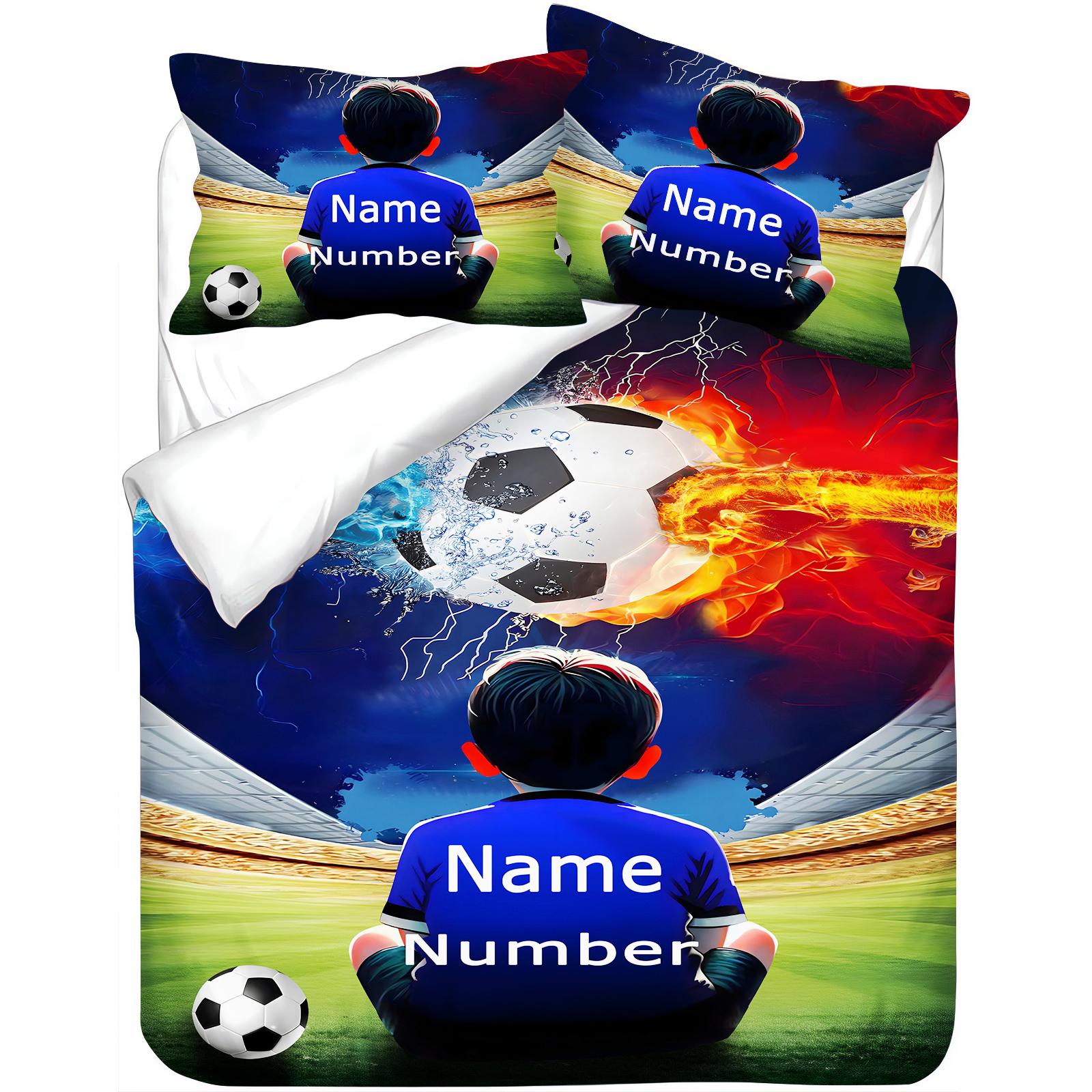 

Custom Size Duvet Cover With Name Personalization Anime Cartoon Scenery Pet Photo Customizable Kids Gift 135x200cm