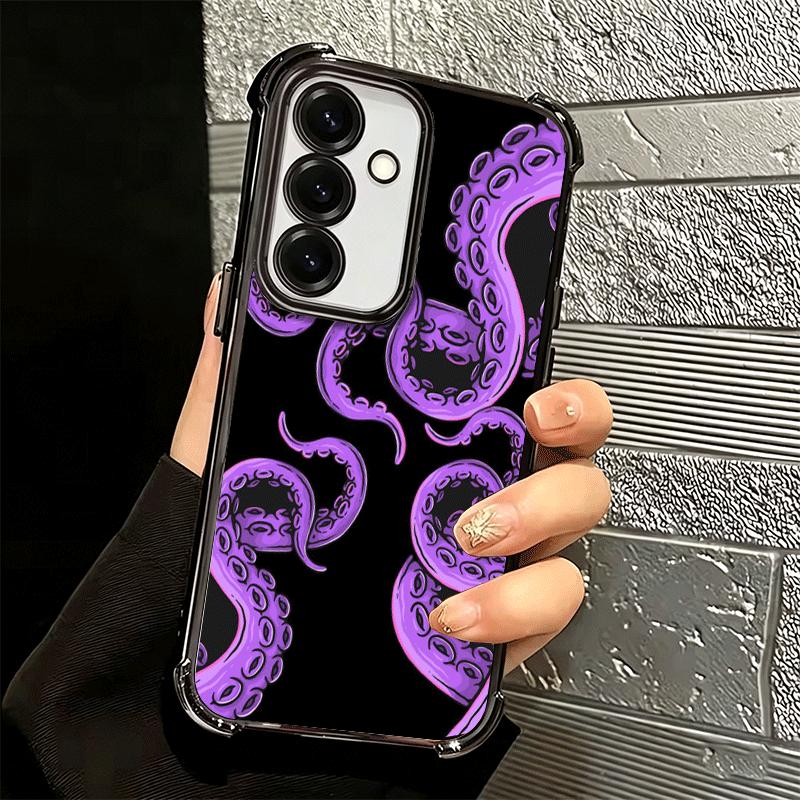 Octopus Tentacle Art Soft Phone Case For Samsung A17 A27 A07 A37 A57 A16 A56 A15 A55 A14 A54 A13 A53 A26 A36 A25 A35 A24 A34 A23