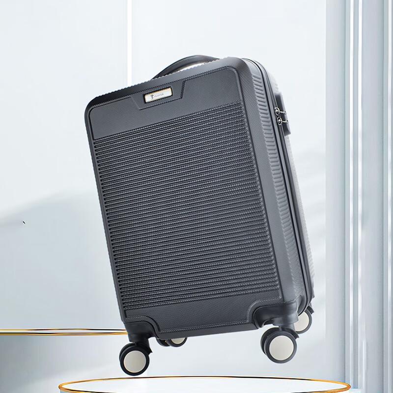 PLOVER Zipper Hardside Suitcase 24 inch