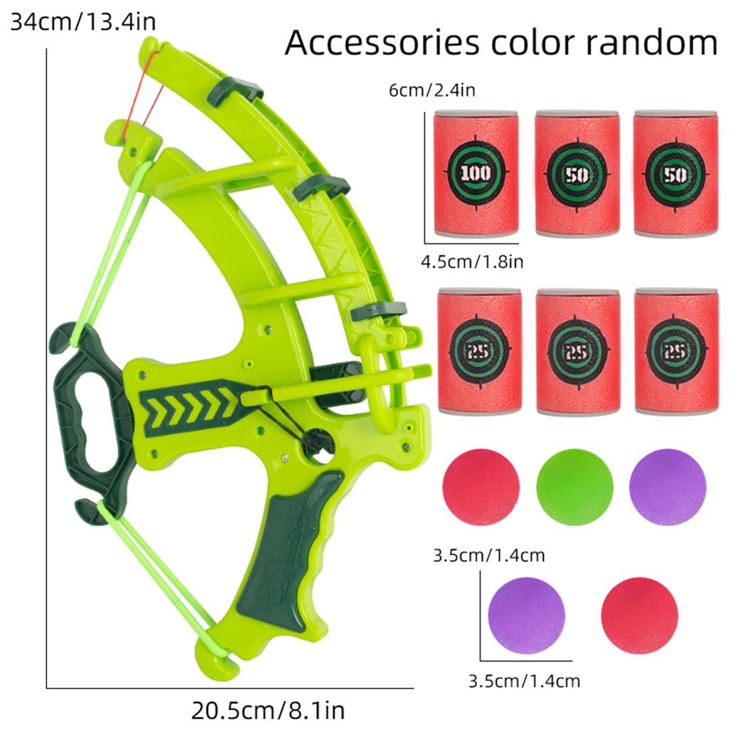 Children's archers, elastic shooting, sponge ball throwing, parent-child interactive toys, outdoor sports
