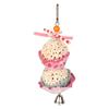 Cake Bird Foraging Toy Edible Soft Boredom Relief Parrot Shredding Chewing Toy for Cockatiel Budgie