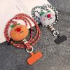 Cute Colorful Phone Lanyard Detachable Cartoon Animal Crossbody Shoulder Rope with Clip Anti-lost Wrist Strap Outdoor