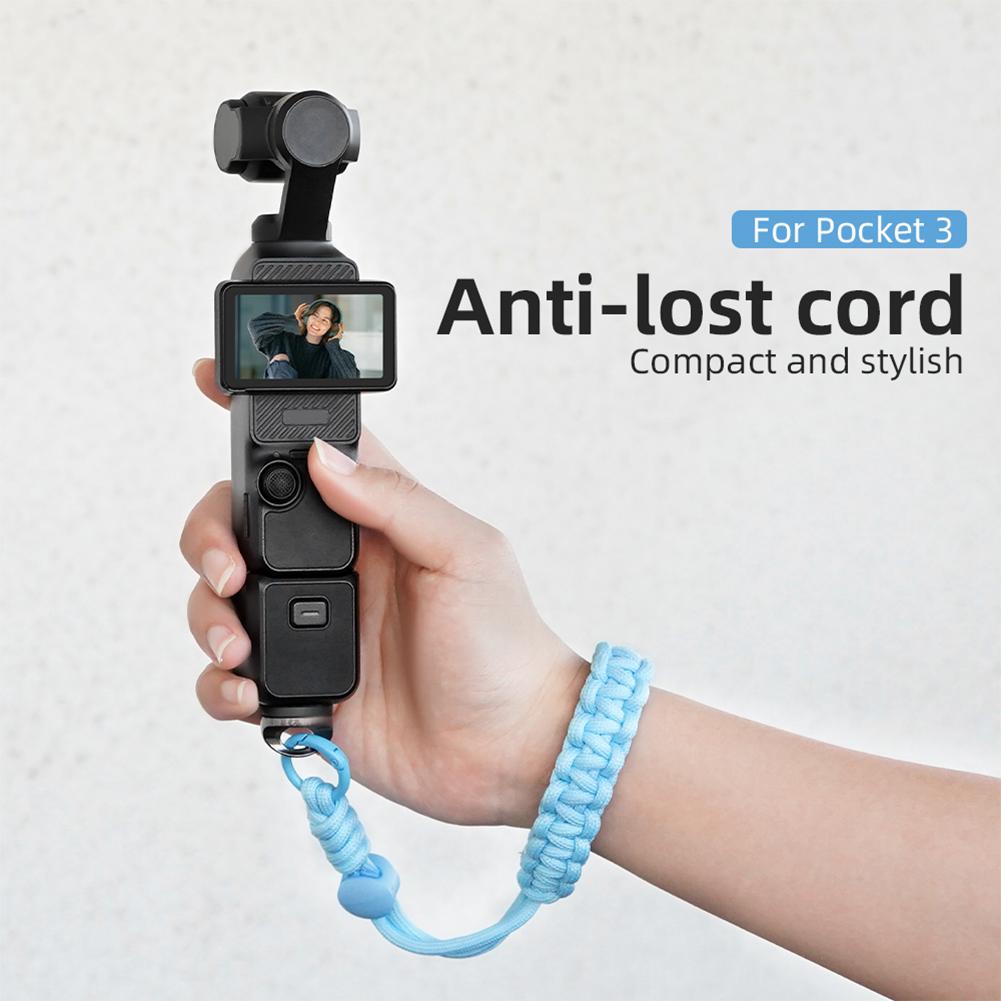 Lanyard for DJI OSMO Pocket 3 Camera Wrist Strap Lanyard Adjustable Camera Hand Strap with 1/4 Screw Action Camera Accessories