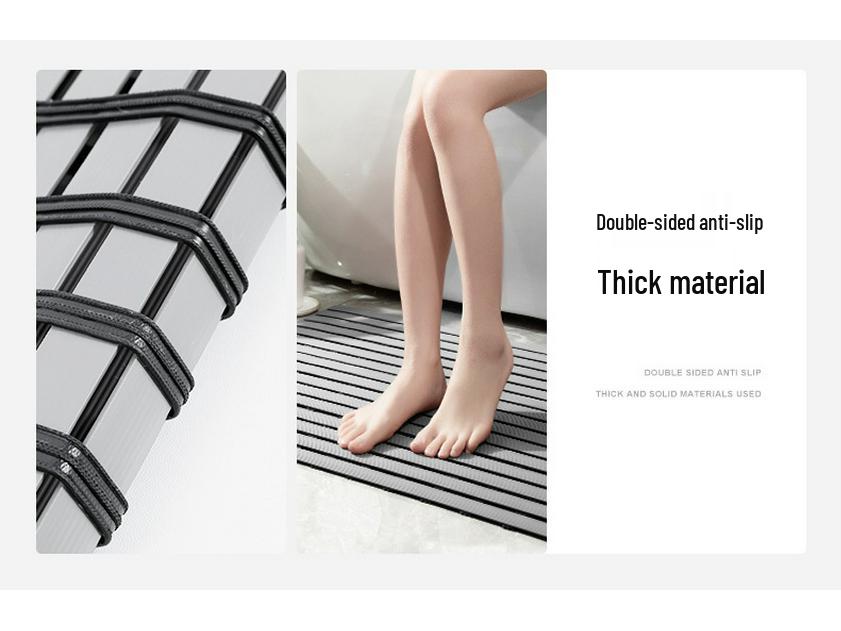 Cross-Border Non-Slip Bathroom Mat for Toilet, Shower, and Bathtub