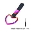 Curea de Remorcare Auto Colorată Inel Tsurikawa Inimă JDM Mâner Tren Autobuz Curea de Mână Styling Drift Charm Curea Accesorii Auto