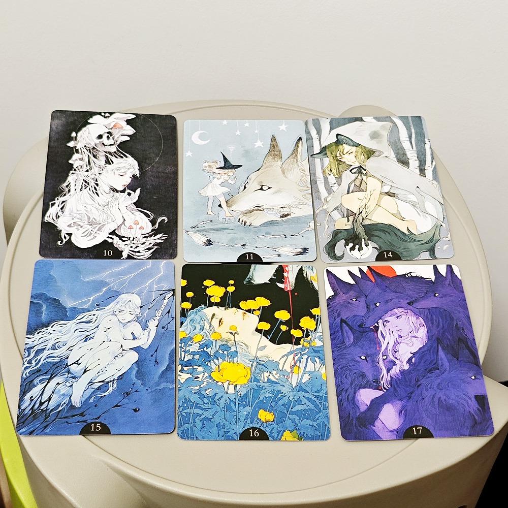 Loputyn Orakeldeck, 36 Karten, eine Mischung aus Mysterien und Märchenanspielungen, 10,4 x 7,3 cm