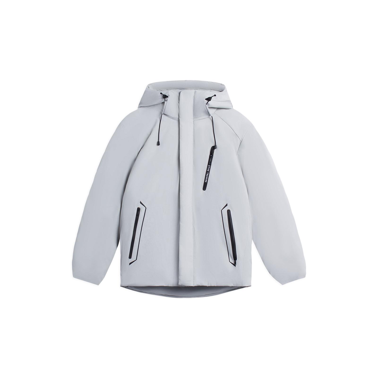 Li Ning Training Series Down Jacket Men s Mechanical Gray AYMS365-2 XXXL