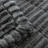 Thicken Stripe Flannel Quilting Anti-Slop Sofa Cover, Simplized Design Sofa Seat Pad Multiuse Washable Sofa Towel