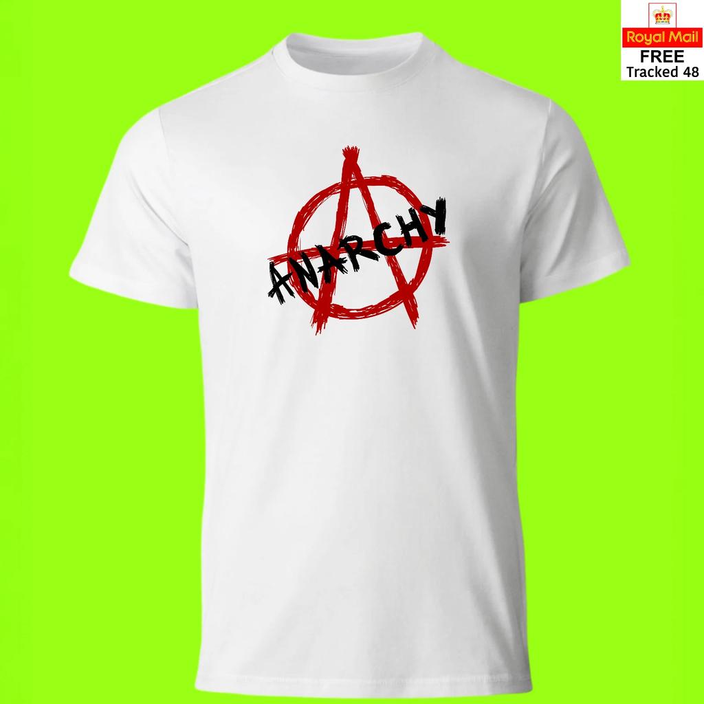 Anarchy - T Shirt - Punk Rock Grunge Music Band British