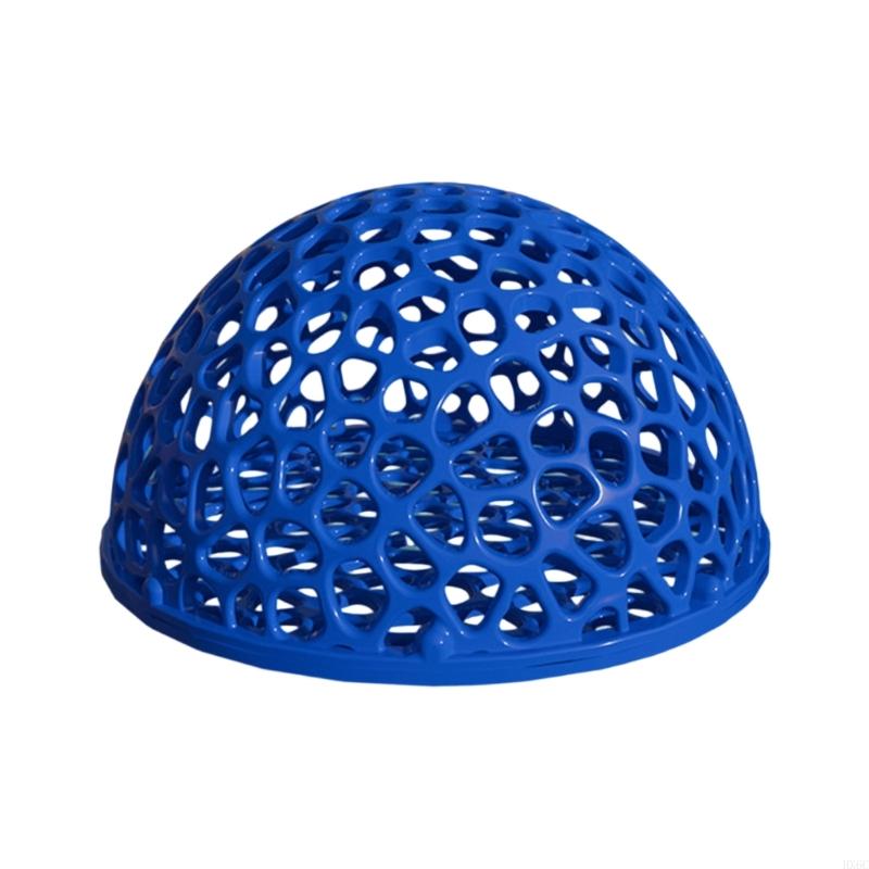 Hollowout Design Aquariums Shelter For Fish Shrimp Safe Hideouts Plastic Decoration HX6C синий