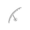 Hot Sale Body Jewelry: Titanium Labret Flatback Tragus Earring Stud Internal Thread Zircon Rings